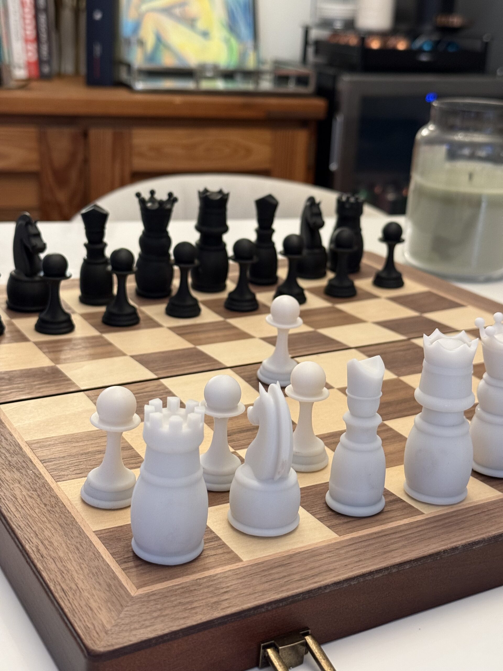 Custom 3D Printed Chess Set