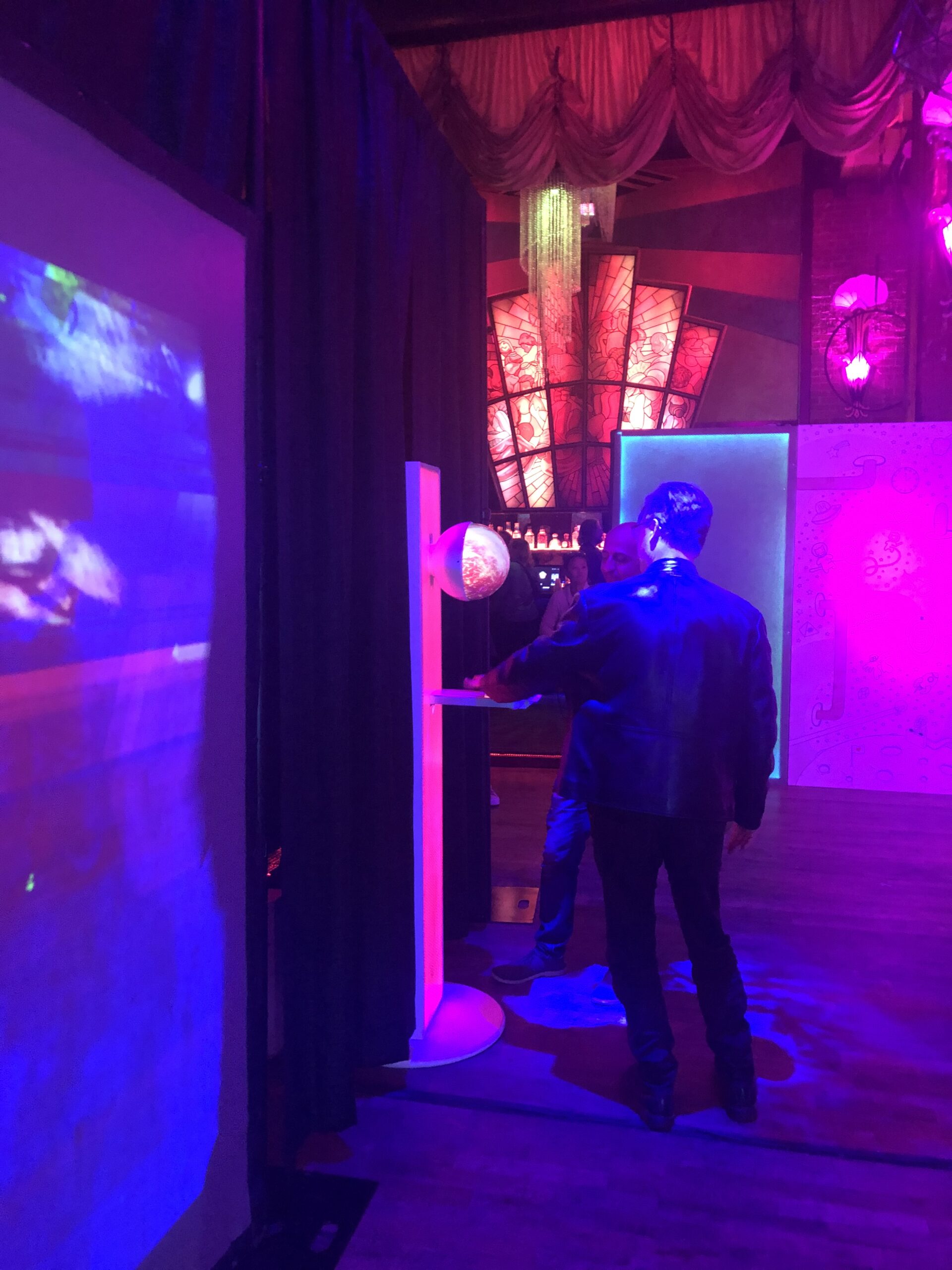 The Orb installation at an art event