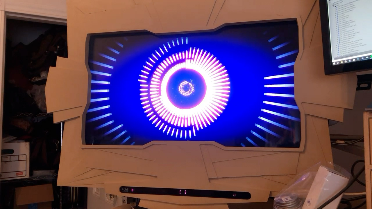 Art Deco iMac Cozy running Unity visuals